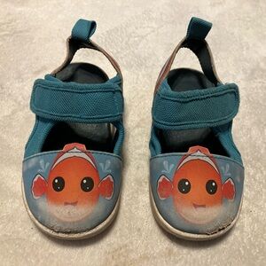 Ikiki Squeaker Kids Blue Fish Design Sandal Shoes